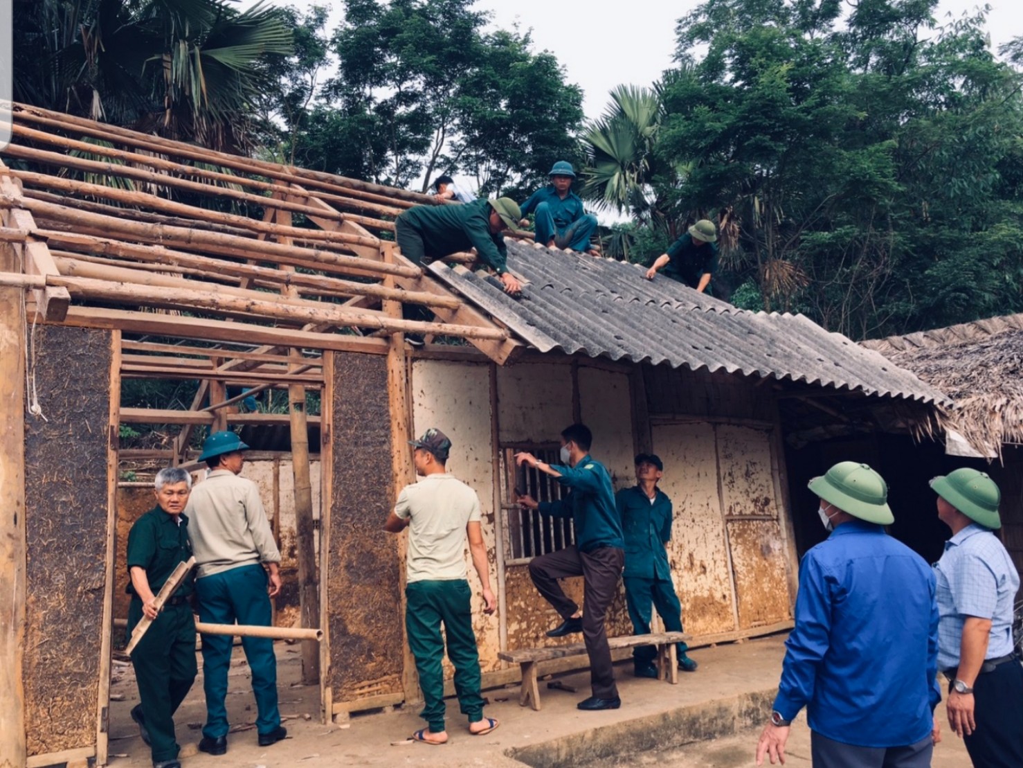 Xã Bình Yên hỗ trợ hộ cựu chiến binh xây nhà ở mới