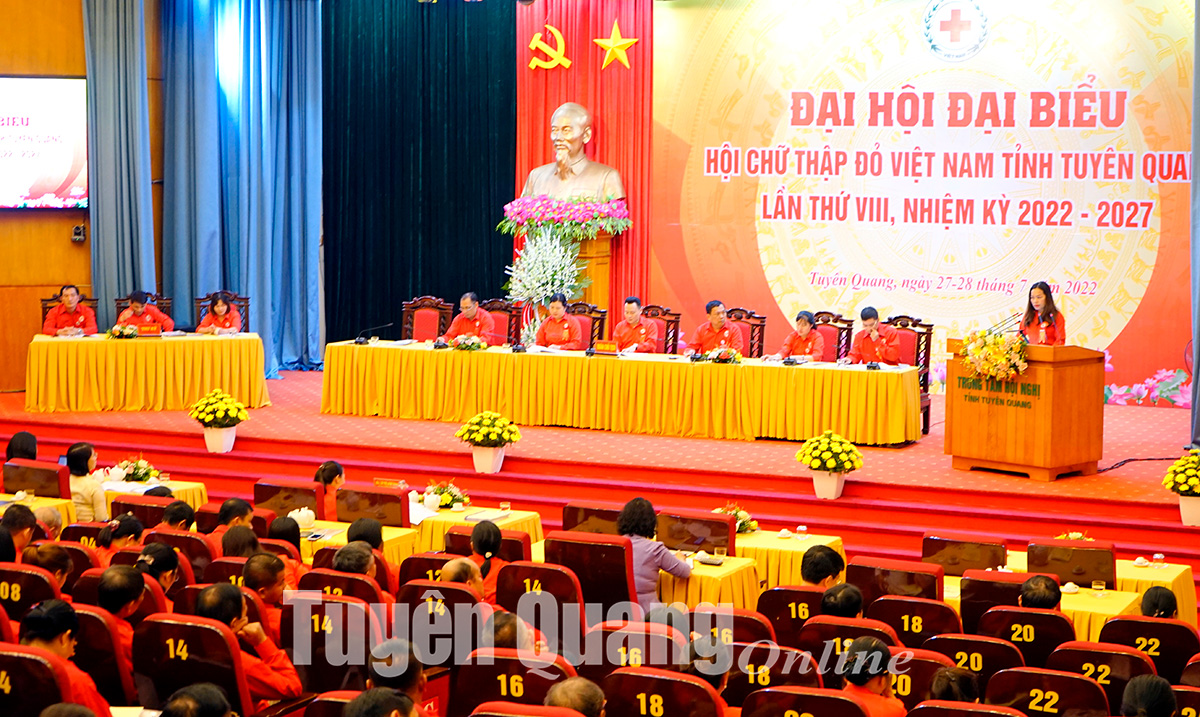 Đại hội đại biểu Hội Chữ thập đỏ Việt Nam tỉnh Tuyên Quang tổ chức phiên nội bộ