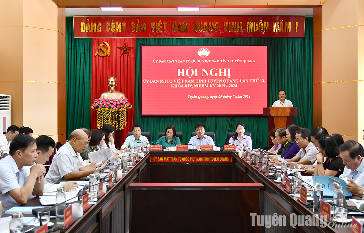 Tập trung tổ chức thành công Đại hội đại biểu MTTQ Việt Nam tỉnh Tuyên Quang lần thứ XV đảm bảo tiến độ, hiệu quả