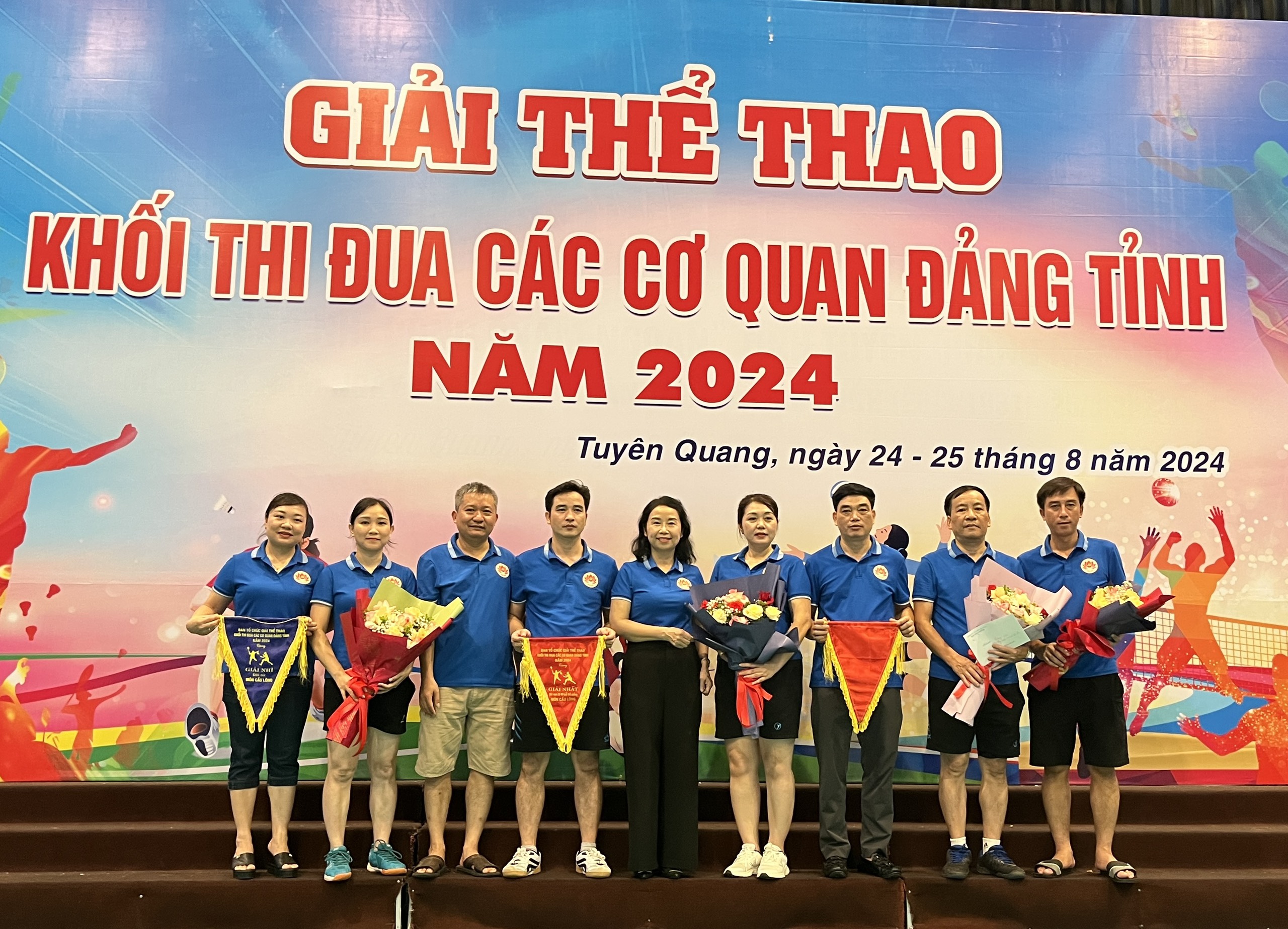 Ban Dân vận Tỉnh uỷ tham gia giải thể thao Khối các cơ quan Đảng